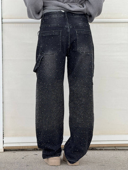 Zella – Paillettenbesetzte und Maßgeschneiderte Carpenter Jeans