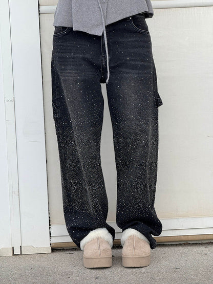 Zella – Paillettenbesetzte und Maßgeschneiderte Carpenter Jeans