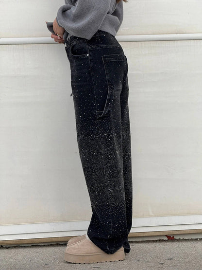 Zella – Paillettenbesetzte und Maßgeschneiderte Carpenter Jeans