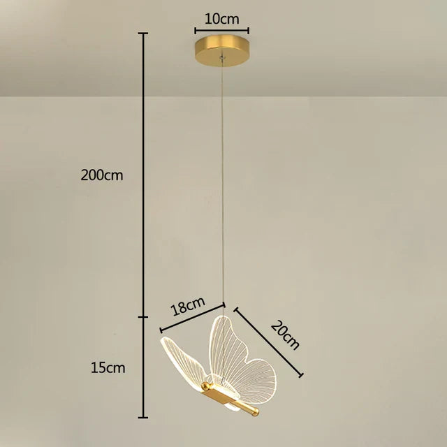 LED Sommerfugl Hengelys - ButterLuxe