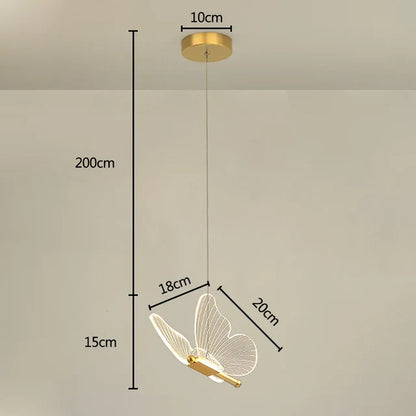 LED Sommerfugl Hengelys - ButterLuxe