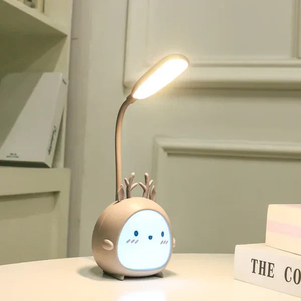 Kinderleeslamp met Oogbescherming en USB Nachtlampje - BrightBuddy