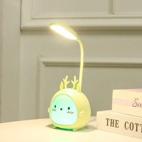 Kinderleeslamp met Oogbescherming en USB Nachtlampje - BrightBuddy