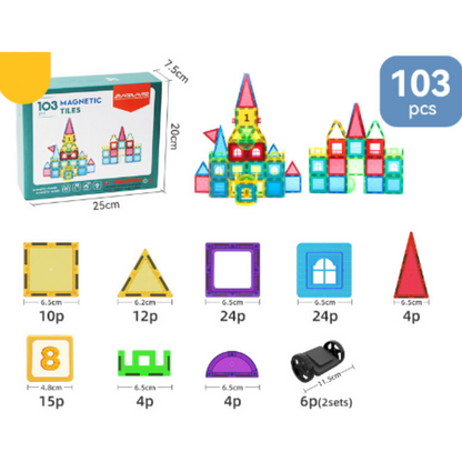 Magnet Toys™ - Develop Creativity - Magnetic Tiles