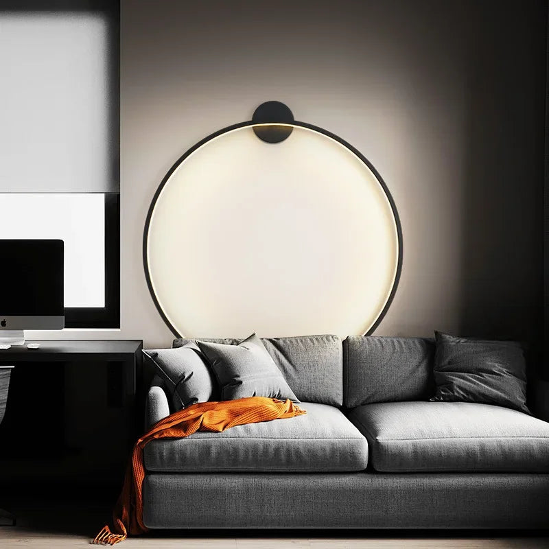 Lampada da parete rotonda minimalista - Lars