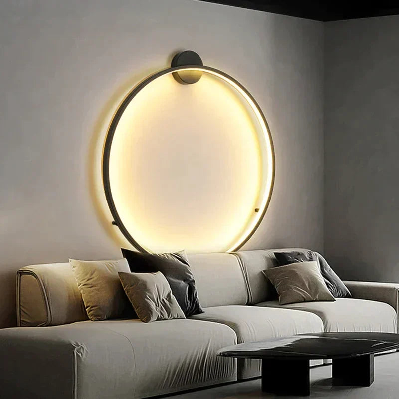 Lampada da parete rotonda minimalista - Lars