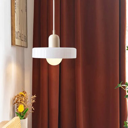 Bauhaus Pendant Light Made of Coloured Glass