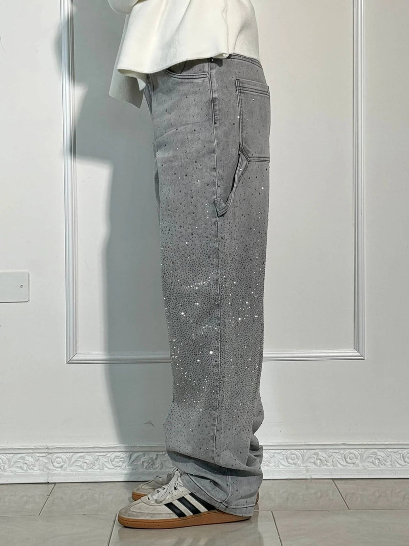Zella – Paillettenbesetzte und Maßgeschneiderte Carpenter Jeans