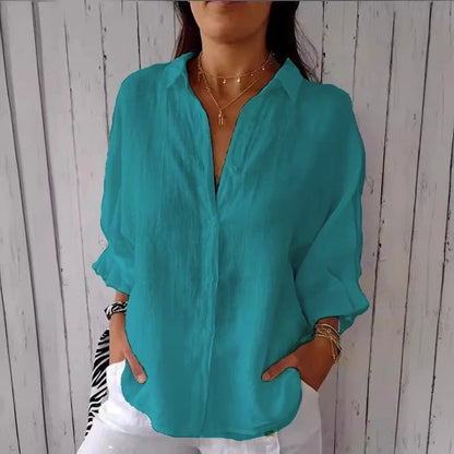 Aelita - Casual Shirt Made from Cotton and Linen