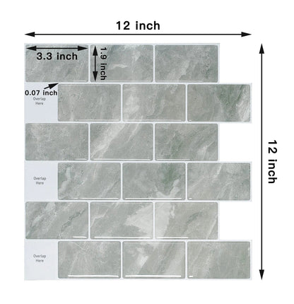 3D Wall Tiles for Peeling and Sticking