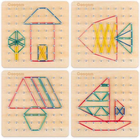 GeometrischeShapes™ – Verbind en Ontdek met het wood Bord