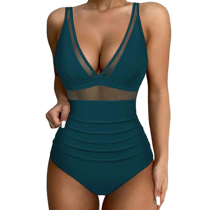 Nina™ - Stilvolles Badeanzug mit Bauchkontrolle