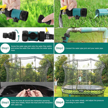 Trampoline Sprinklers™ - Wassertrampolinspringen - Wassersprinkler