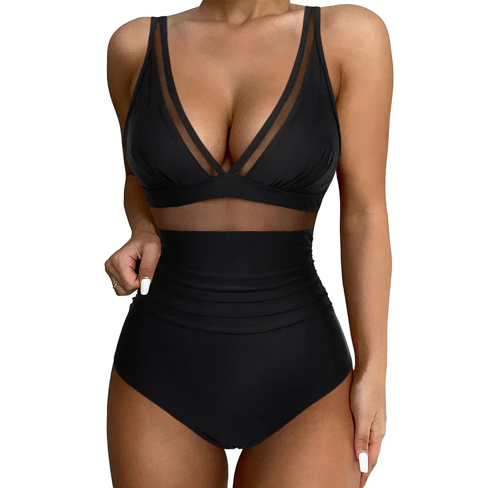 Nina™ - Stilvolles Badeanzug mit Bauchkontrolle