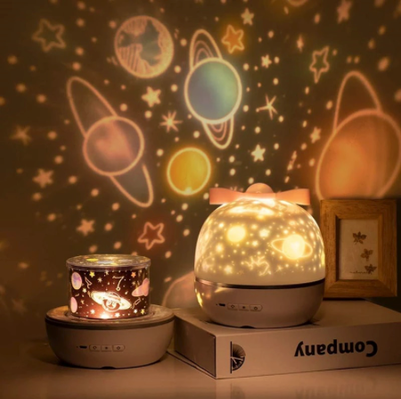 Relax Light ™ - Entspannende Nachtlampe mit Star Projectie