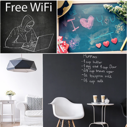 ChalkWall™ - Multi-purpose chalkboard! - Chalkboard wallpaper
