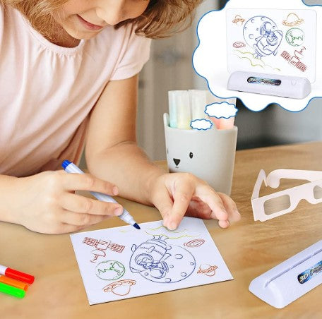 Magic Drawing Board™ - Art lumineux - Tableau de dessin 3D illuminant