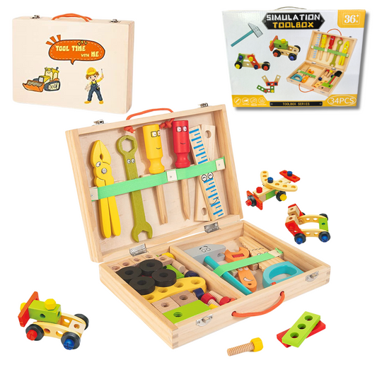 Montessori Træværktøjssæt