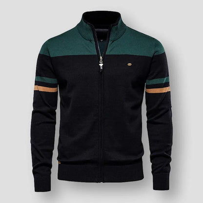 Niklas – Retro Gestreepte Bomberjack