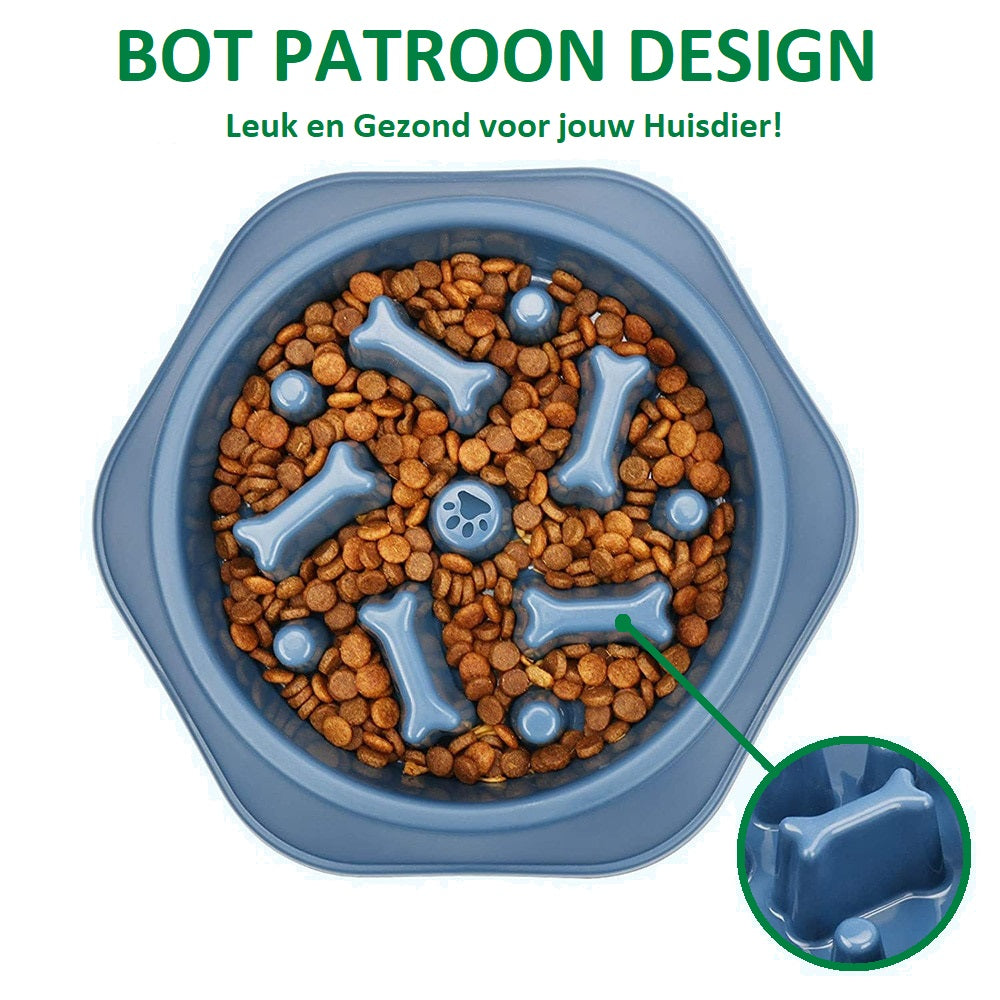 Voerbak | Voorkom overhaast eetgedrag met de AntiSchrok