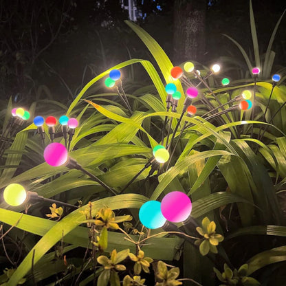 Zonne LED Tuin Vuurwerk Lamp