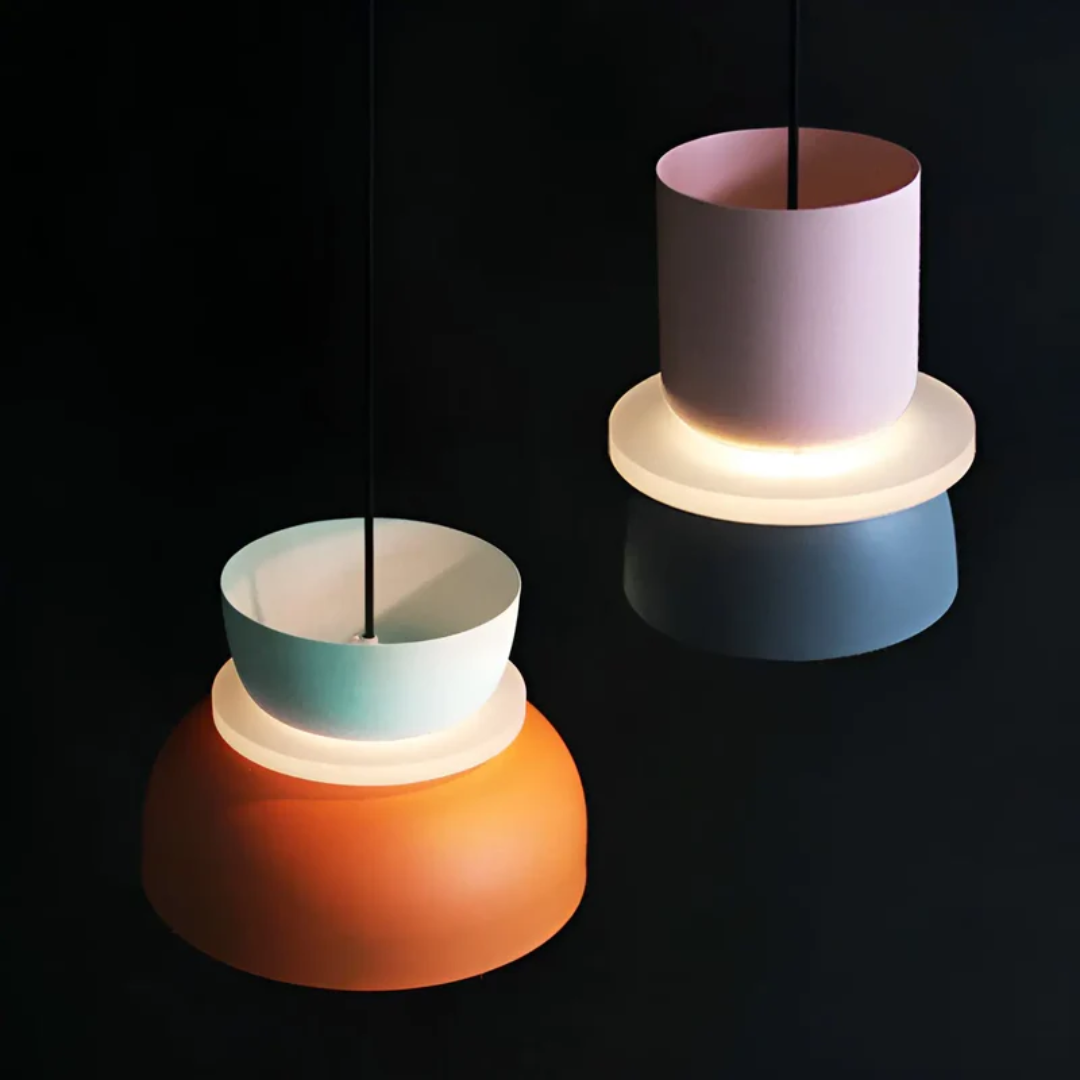 Kleurrijke en Trendy Macaron LED Hanglamp - VividGlow