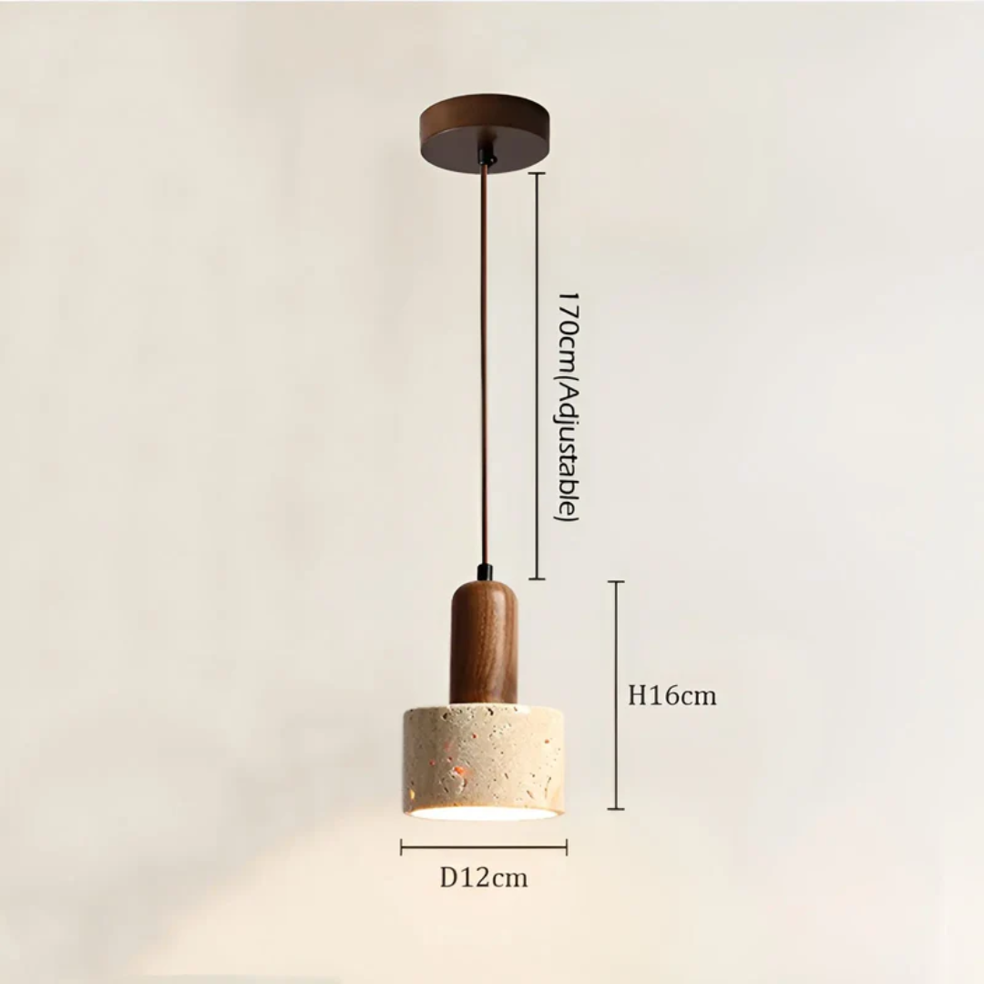 Japans Design Wabi-Sabi Plafondlamp - TranquilGlow