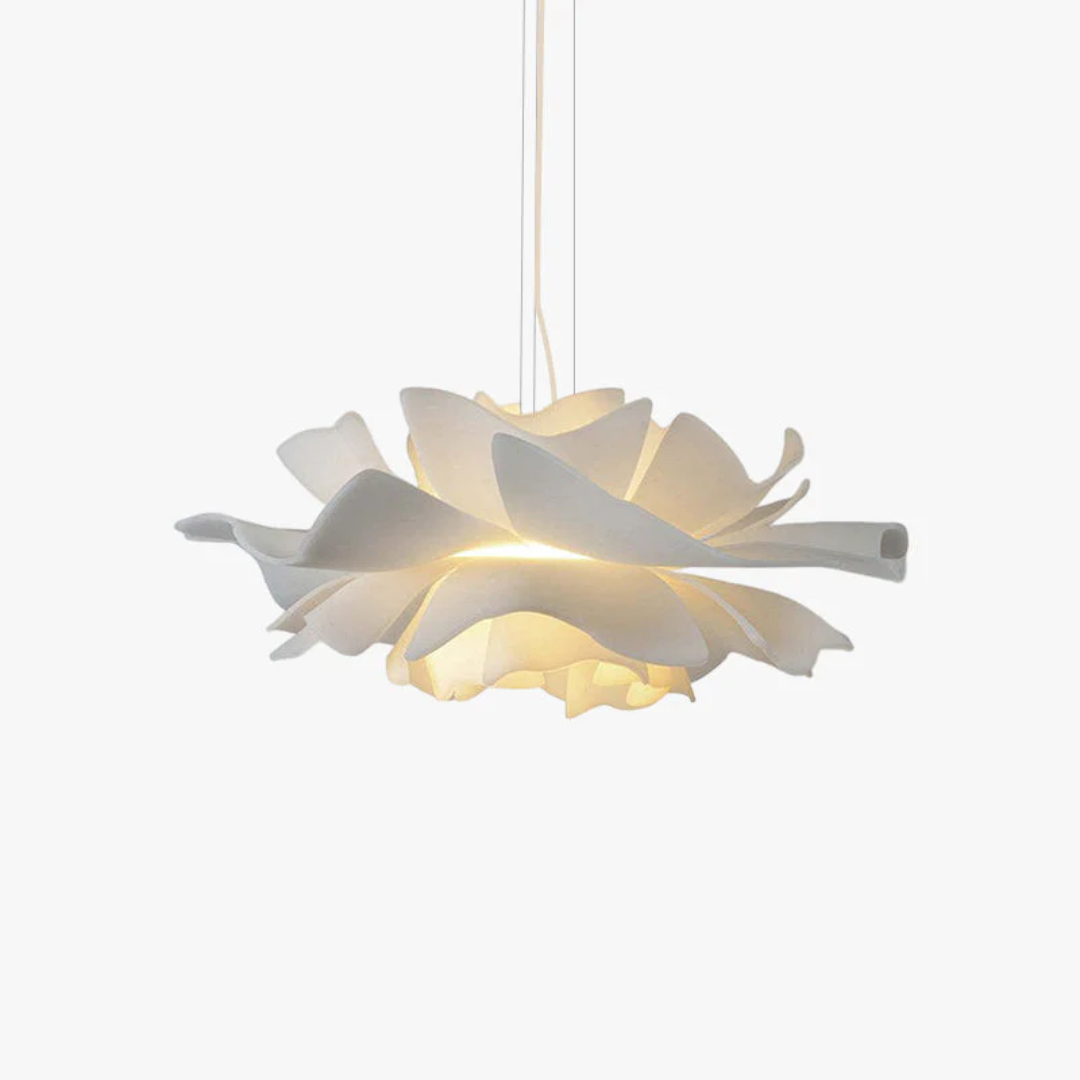 Design Hanglamp Bloem Wit Metaal - Sophia