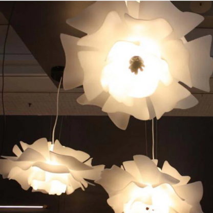 Design Hanglamp Bloem Wit Metaal - Sophia