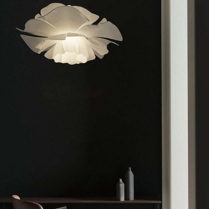 Design Hanglamp Bloem Wit Metaal - Sophia