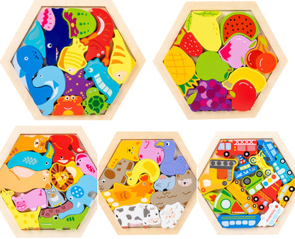 Montessori 3D Wooden Puzzle
