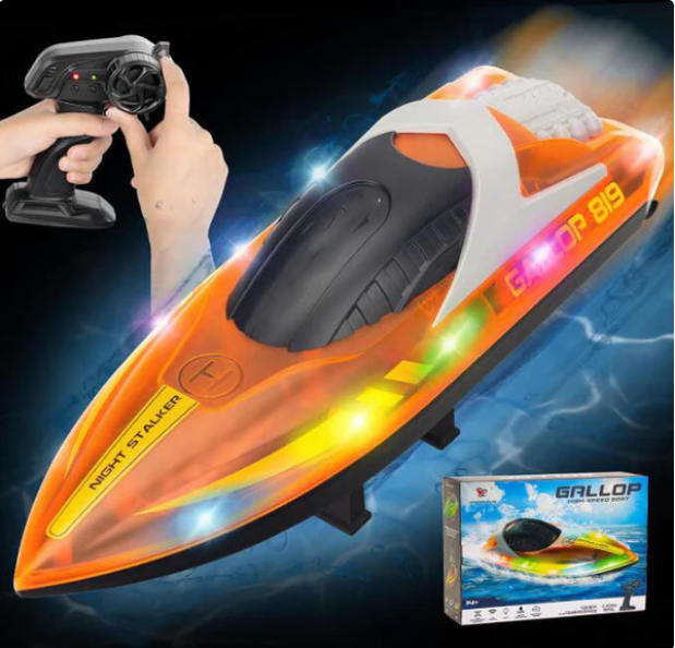 Ranvliegen ™ - RC High-Speed ​​Boat avec éclairage LED