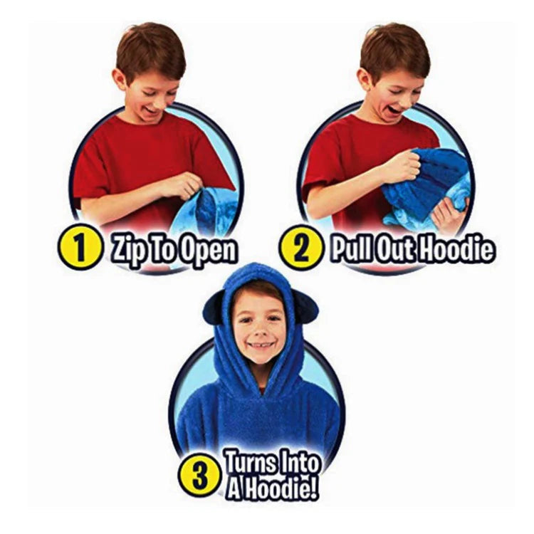 SnuggleHood™ -  Warm Multifunctioneel voor Kinderen