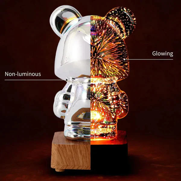 3D FIREWORK BEAR