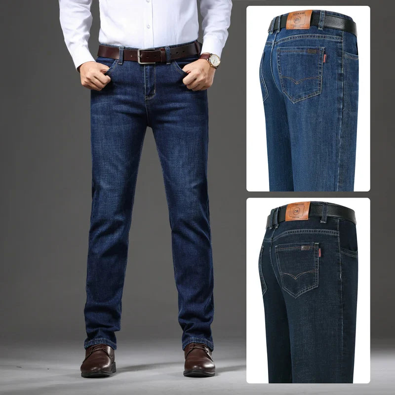 Herren Business Casual Stretch Jeans
