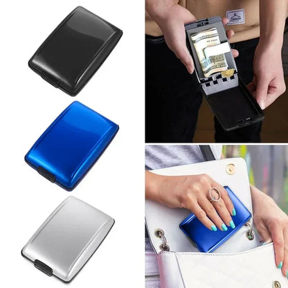 Sichere RFID-Brieftasche für Bargeld und Karten