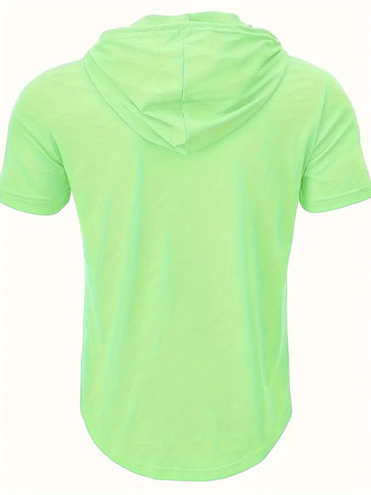 Vivek™ - Korte Mouwen Hoodie Shirt