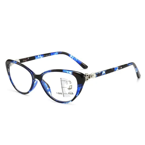 Cat Eye Zoom HD Anti-Blaulicht Lesebrille