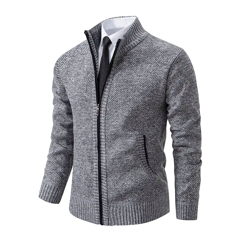 Thorsten – Einfache Strickjacke aus New Jersey