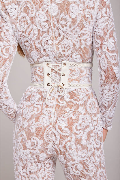 Tonifa - Elegant Lace Jumpsuit