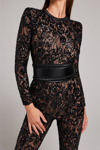 Tonifa - Elegant Lace Jumpsuit
