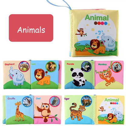 Soft Tail Book™ – Soft Tail Fun - Sensory Animals Baby Booklet