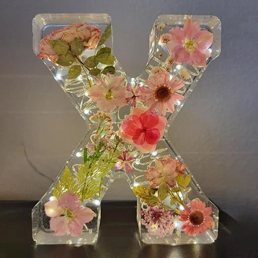 PetalLume - Handgemaakte Bloemhars Nachtlamp
