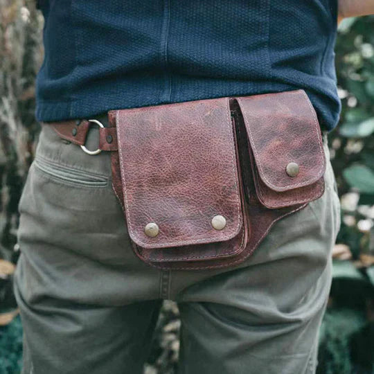 Borsa da cintura in pelle