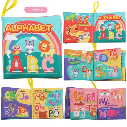 Rattle Book™ - Lyd & Bevægelse - Stofhæfte