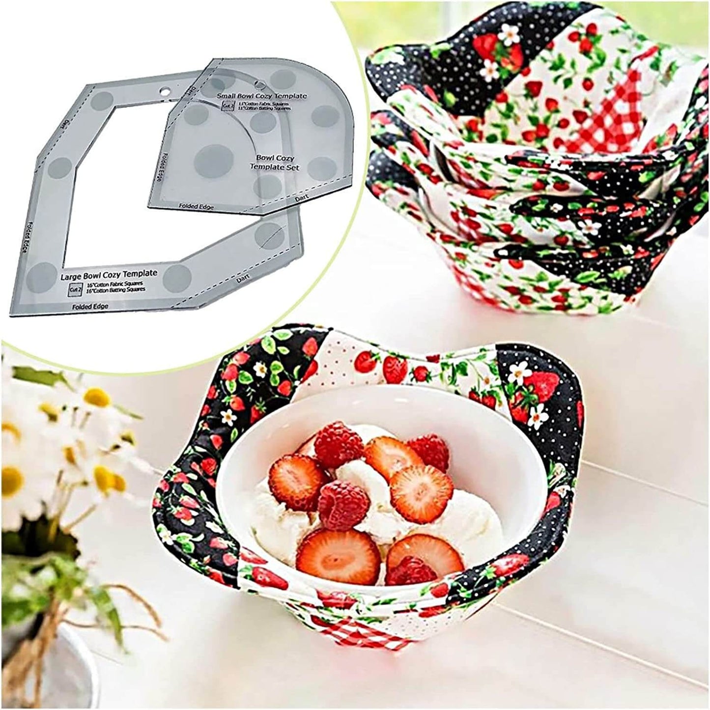 Bowl Cozy Sjabloon Snij liniaal Set