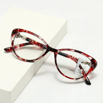 Cat Eye Zoom HD Anti-Blaulicht Lesebrille