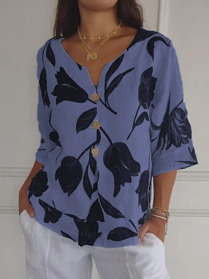 Maxine - Bluse mit floralem Muster