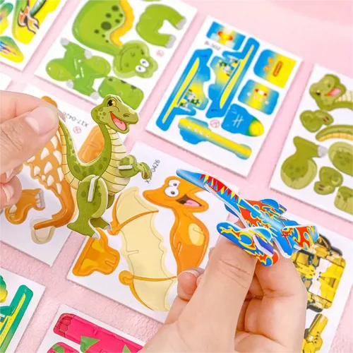 Educatieve 3D Cartoon Puzzel
