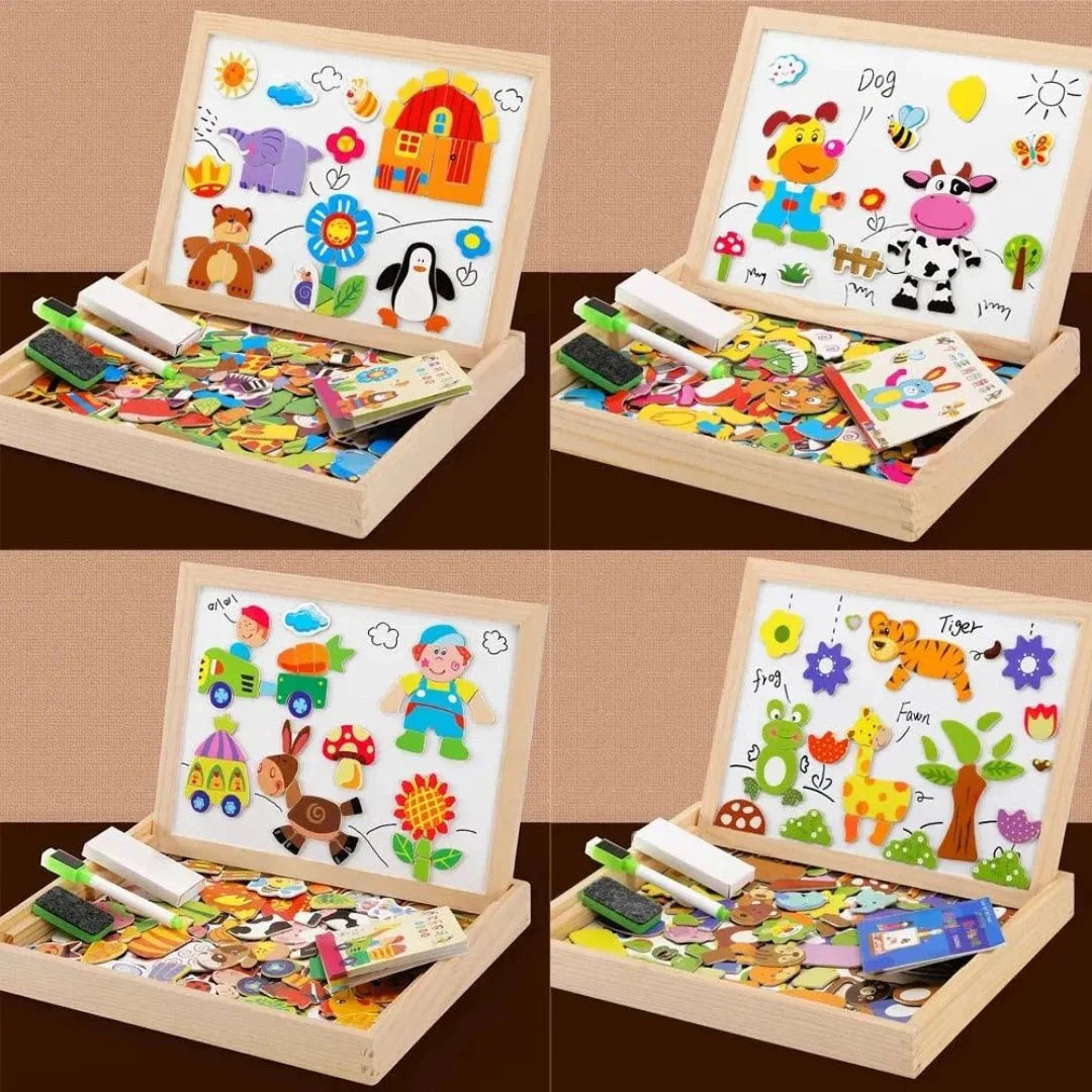 Educreate - Magnetic Double -Side -Side -Set -Board -Set